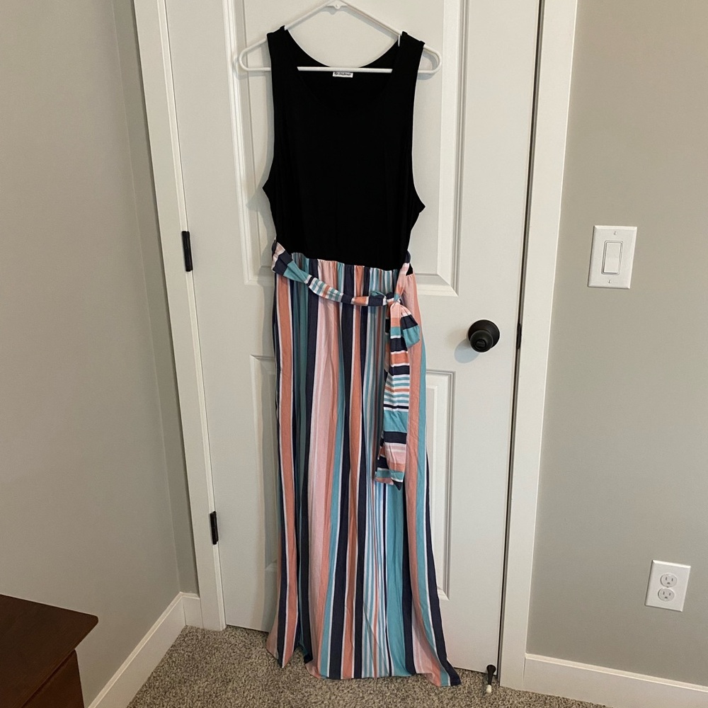 Striped Maxi Dress